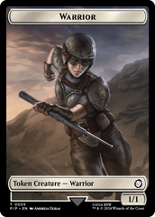 Radiation // Warrior Double-Sided Token [Fallout Tokens] | Kessel Run Games Inc. 