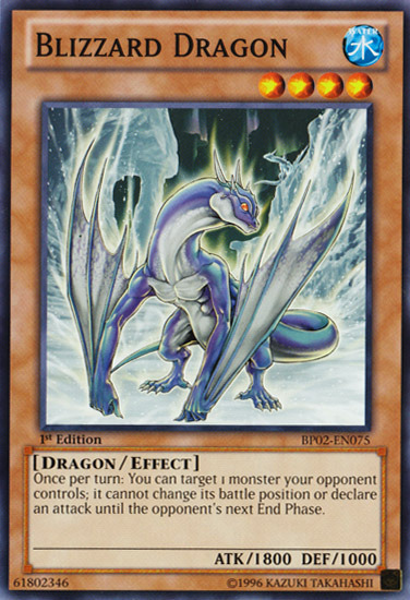 Blizzard Dragon [BP02-EN075] Mosaic Rare | Kessel Run Games Inc. 