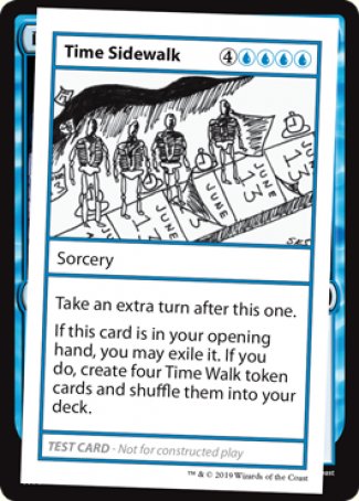 Time Sidewalk (2021 Edition) [Mystery Booster Playtest Cards] | Kessel Run Games Inc. 
