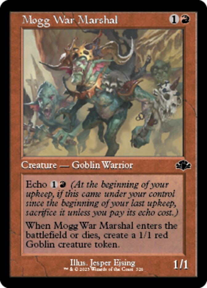 Mogg War Marshal (Retro) [Dominaria Remastered] | Kessel Run Games Inc. 