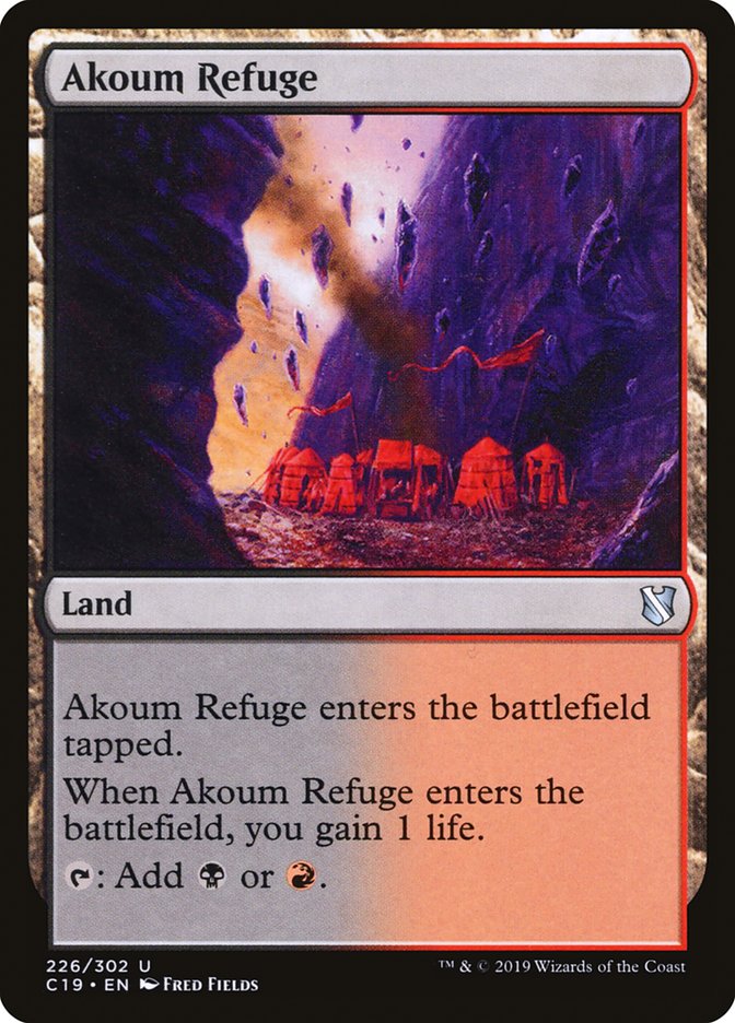 Akoum Refuge [Commander 2019] | Kessel Run Games Inc. 