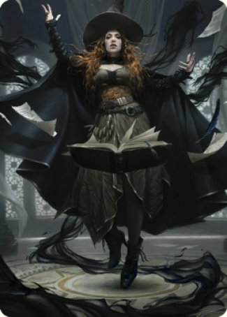 Tasha, the Witch Queen Art Card (41) [Commander Legends: Battle for Baldur's Gate Art Series] | Kessel Run Games Inc. 