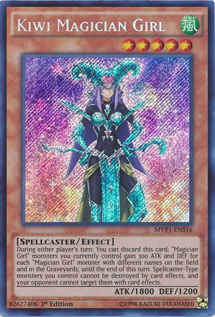 Kiwi Magician Girl [MVP1-ENS16] Secret Rare | Kessel Run Games Inc. 