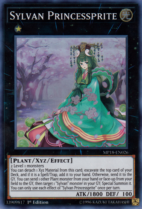 Sylvan Princessprite [MP18-EN026] Super Rare | Kessel Run Games Inc. 