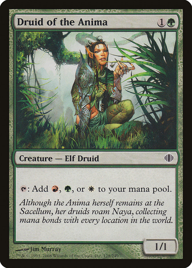 Druid of the Anima [Shards of Alara] | Kessel Run Games Inc. 