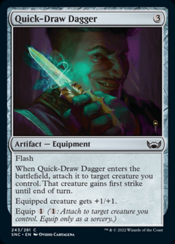 Quick-Draw Dagger [Streets of New Capenna] | Kessel Run Games Inc. 