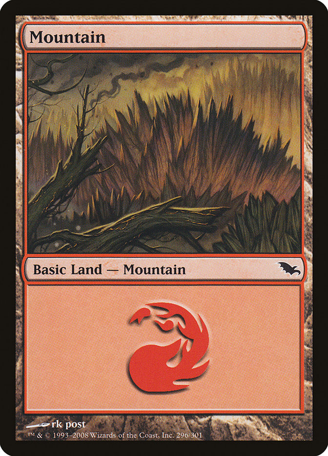 Mountain (296) [Shadowmoor] | Kessel Run Games Inc. 