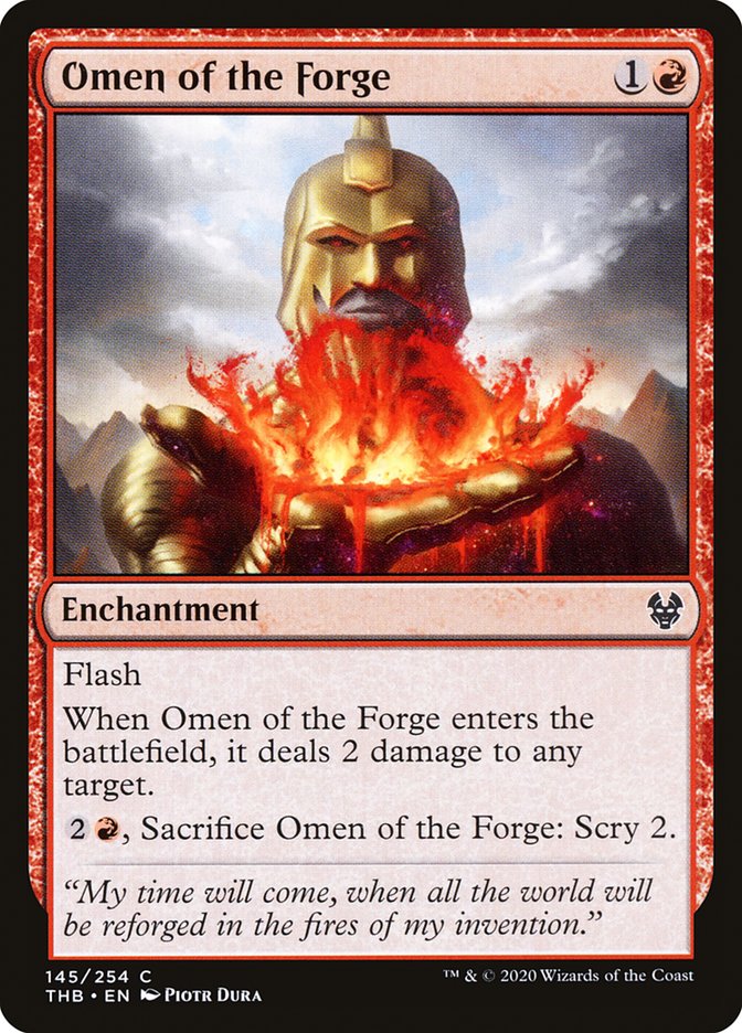 Omen of the Forge [Theros Beyond Death] | Kessel Run Games Inc. 