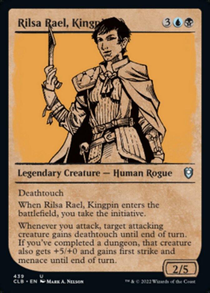Rilsa Rael, Kingpin (Showcase) [Commander Legends: Battle for Baldur's Gate] | Kessel Run Games Inc. 