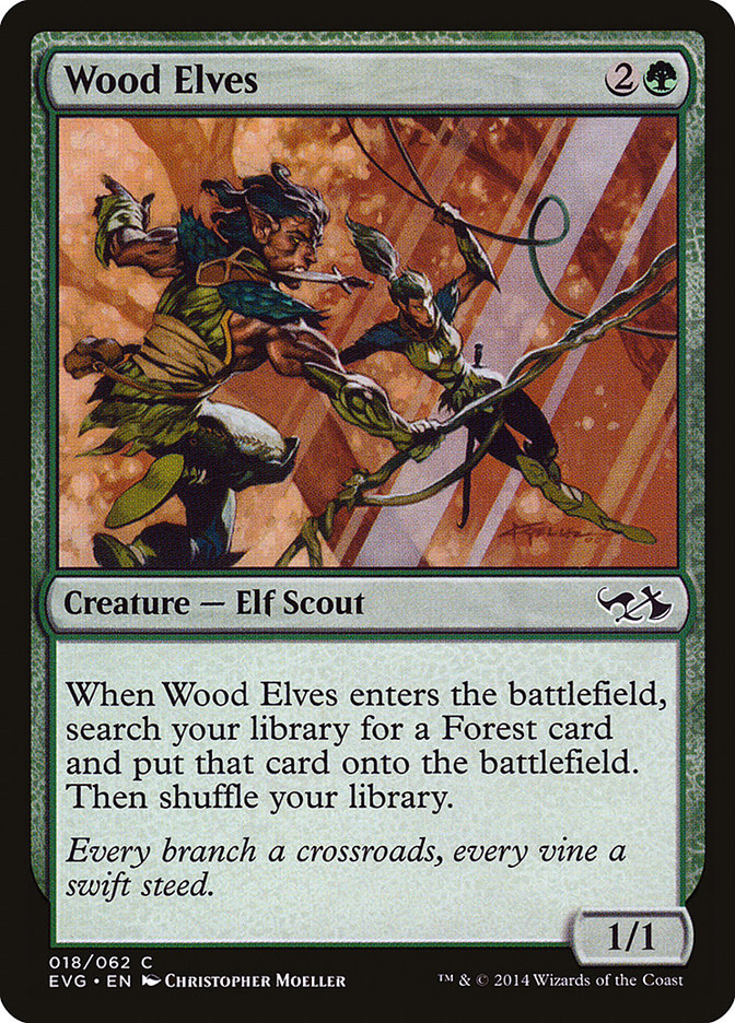 Wood Elves (Elves vs. Goblins) [Duel Decks Anthology] | Kessel Run Games Inc. 