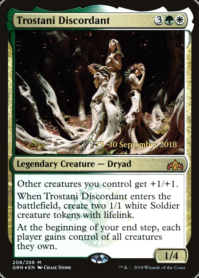 Trostani Discordant [Guilds of Ravnica Prerelease Promos] | Kessel Run Games Inc. 