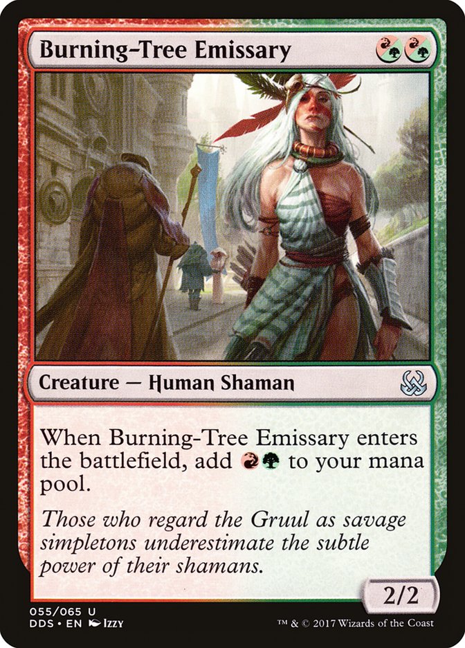 Burning-Tree Emissary [Duel Decks: Mind vs. Might] | Kessel Run Games Inc. 