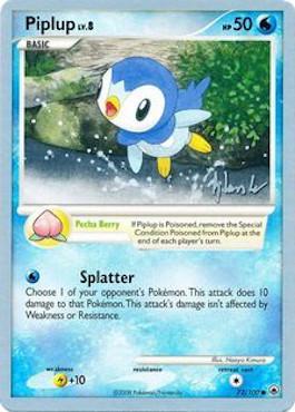 Piplup LV.8 (72/100) (Empotech - Dylan Lefavour) [World Championships 2008] | Kessel Run Games Inc. 