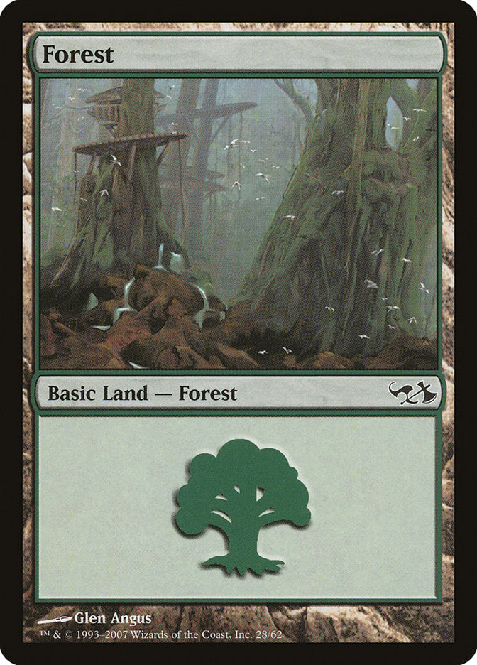 Forest (28) [Duel Decks: Elves vs. Goblins] | Kessel Run Games Inc. 
