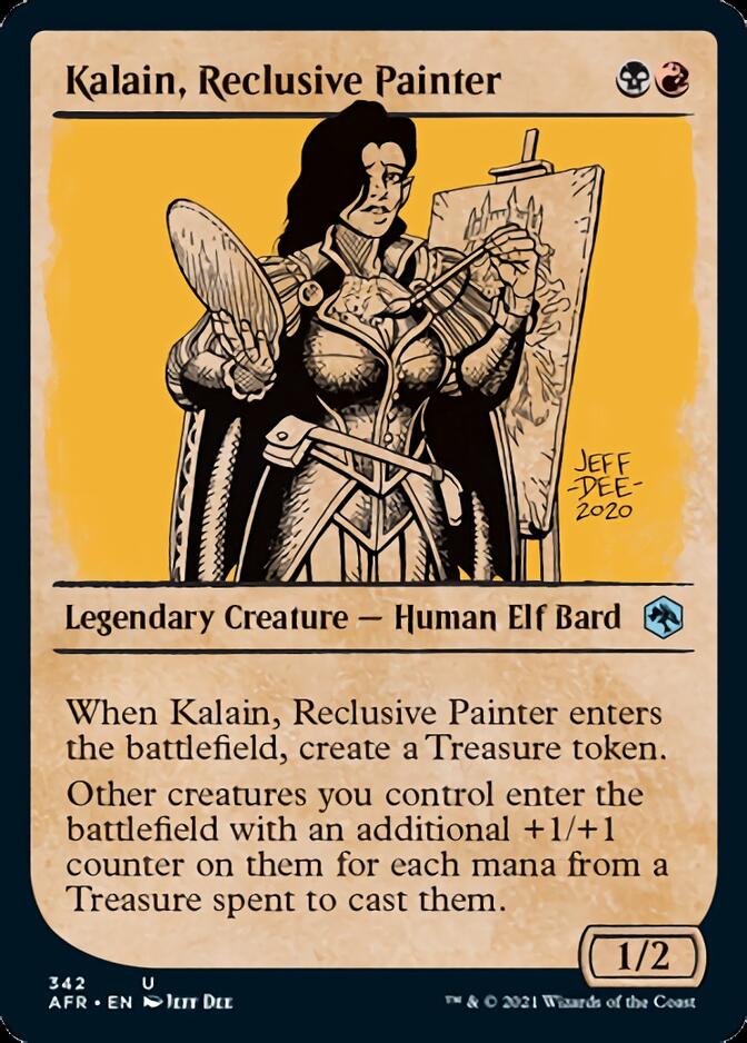 Kalain, Reclusive Painter (Showcase) [Dungeons & Dragons: Adventures in the Forgotten Realms] | Kessel Run Games Inc. 