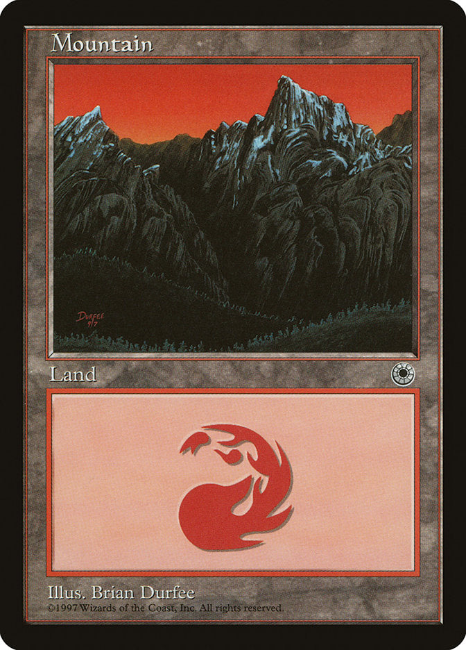 Mountain (9/7 Signature / Peak on Left) [Portal] | Kessel Run Games Inc. 