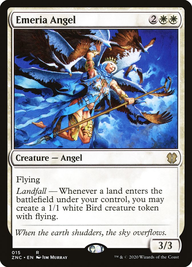 Emeria Angel [Zendikar Rising Commander] | Kessel Run Games Inc. 