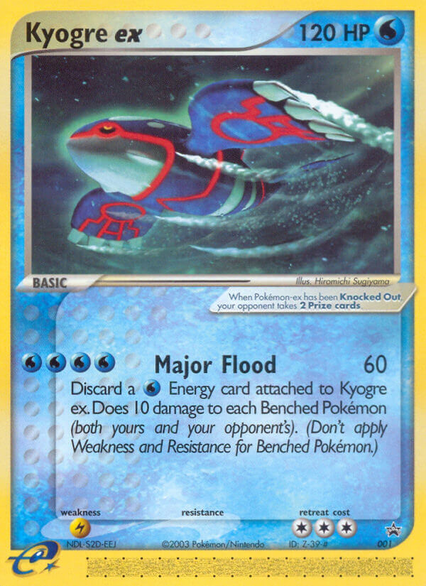 Kyogre ex (001) [Nintendo: Black Star Promos] | Kessel Run Games Inc. 