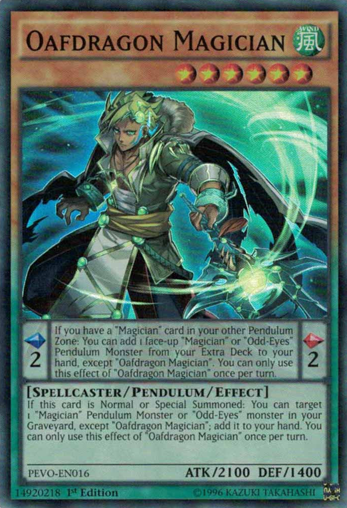 Oafdragon Magician [PEVO-EN016] Super Rare | Kessel Run Games Inc. 