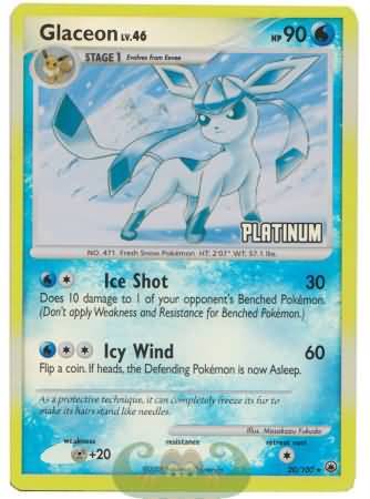 Glaceon (20/100) [Burger King Promos: 2009 Collection] | Kessel Run Games Inc. 