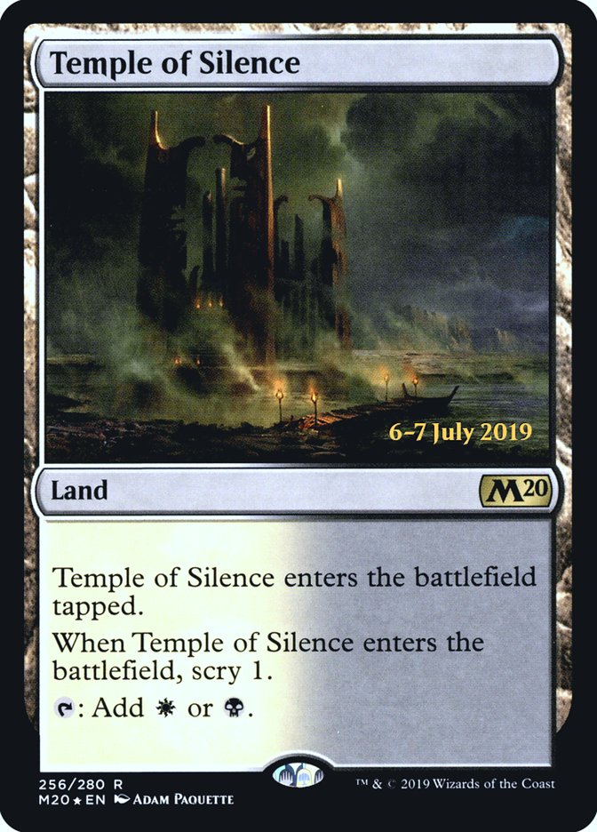 Temple of Silence [Core Set 2020 Prerelease Promos] | Kessel Run Games Inc. 