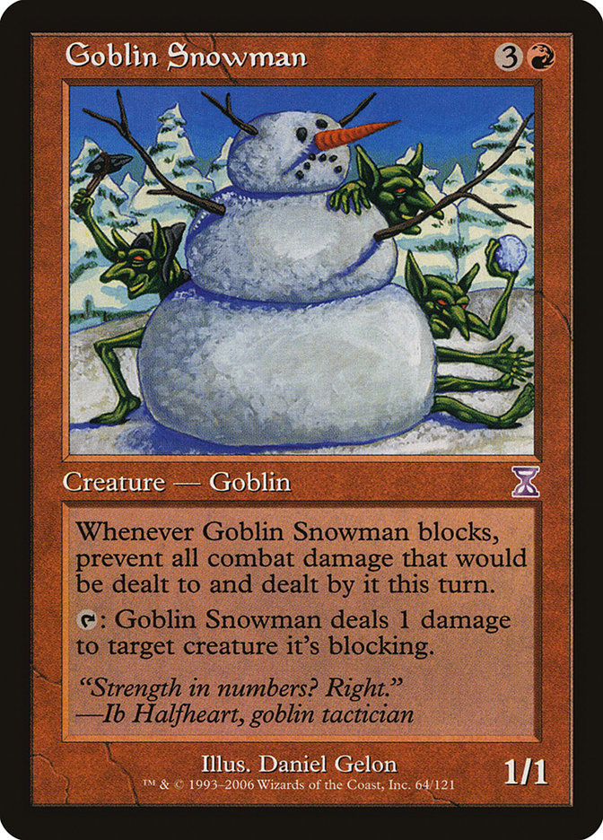 Goblin Snowman [Time Spiral Timeshifted] | Kessel Run Games Inc. 