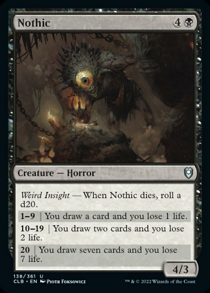 Nothic [Commander Legends: Battle for Baldur's Gate] | Kessel Run Games Inc. 