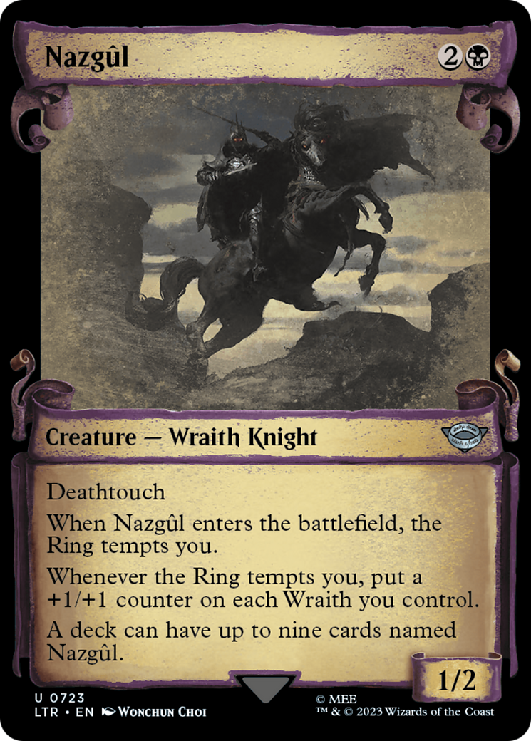 Nazgul (0723) [The Lord of the Rings: Tales of Middle-Earth Showcase Scrolls] | Kessel Run Games Inc. 