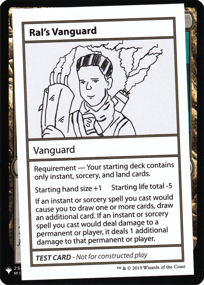 Ral's Vanguard [Mystery Booster Playtest Cards] | Kessel Run Games Inc. 