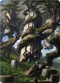 Forest 2 Art Card [Zendikar Rising Art Series] | Kessel Run Games Inc. 