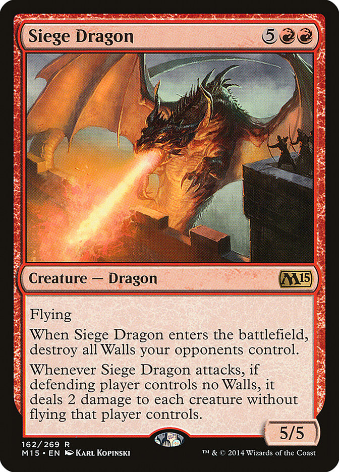 Siege Dragon [Magic 2015] | Kessel Run Games Inc. 