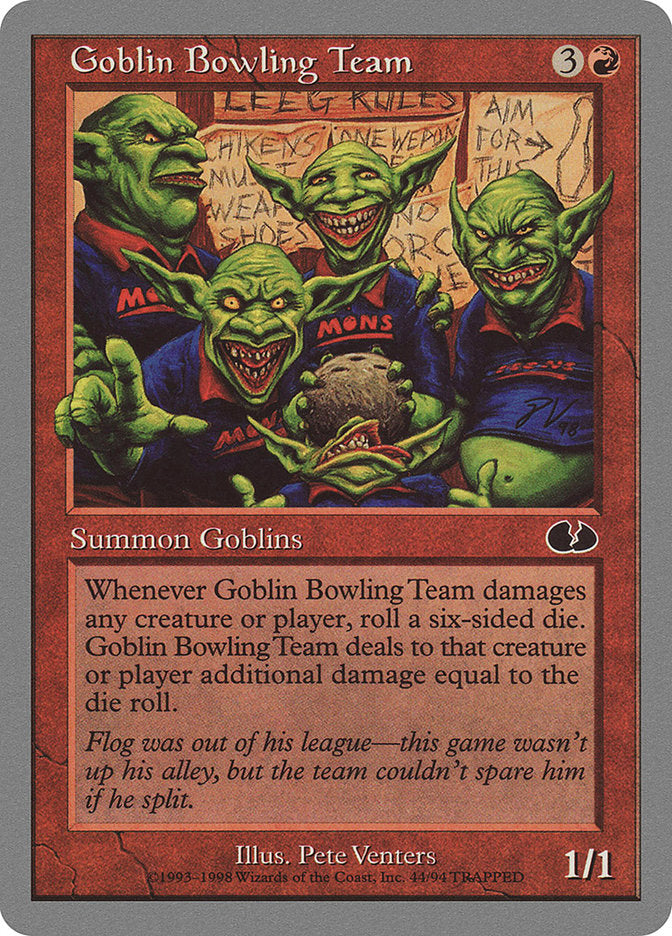 Goblin Bowling Team [Unglued] - Kessel Run Games Inc.  | Kessel Run Games Inc. 