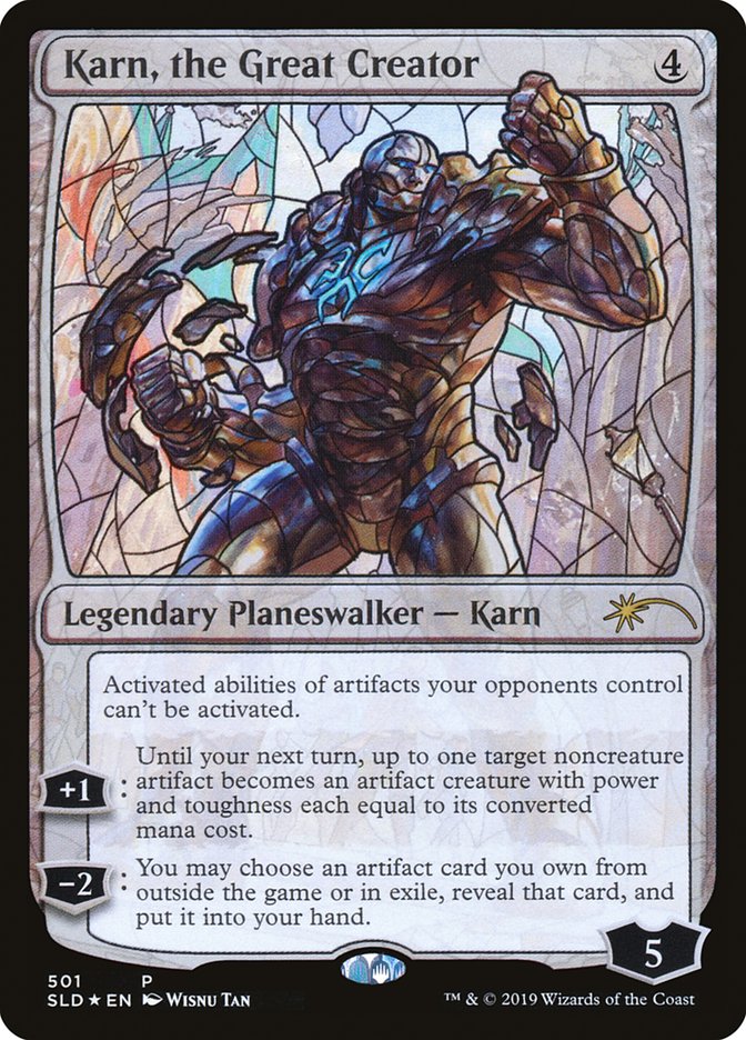 Karn, the Great Creator (Stained Glass) [Secret Lair Drop Promos] | Kessel Run Games Inc. 