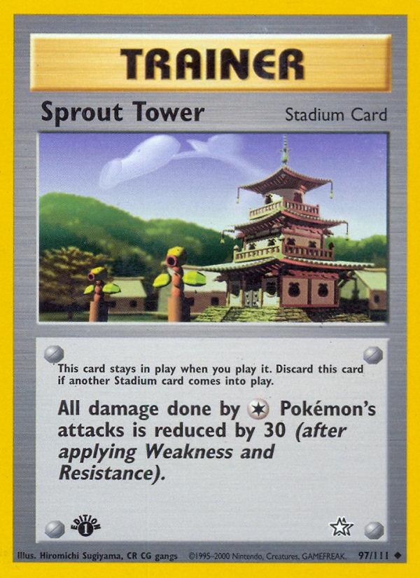 Sprout Tower (97/111) [Neo Genesis 1st Edition] | Kessel Run Games Inc. 