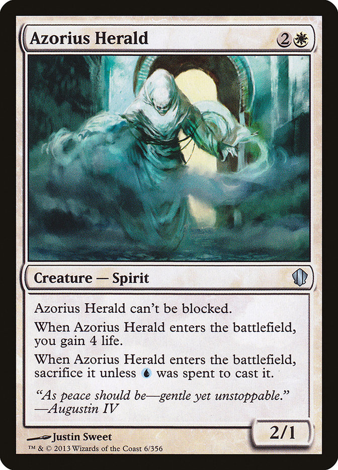 Azorius Herald [Commander 2013] | Kessel Run Games Inc. 