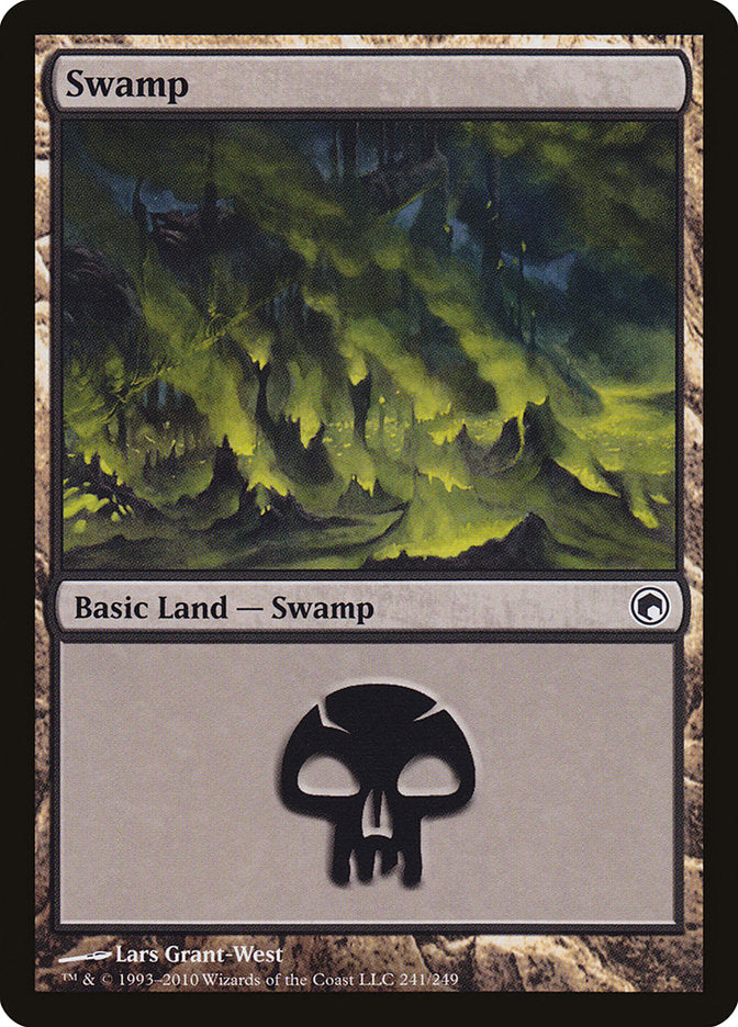 Swamp (241) [Scars of Mirrodin] | Kessel Run Games Inc. 