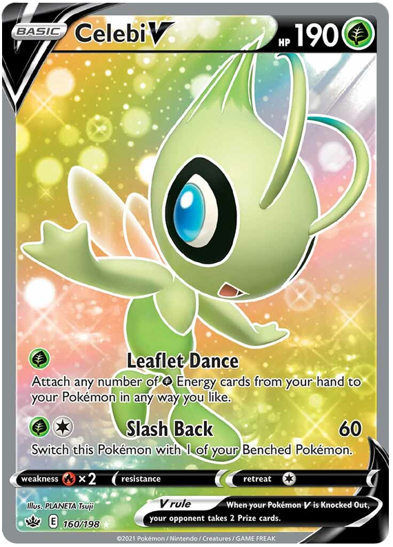 Celebi V (160/198) [Sword & Shield: Chilling Reign] | Kessel Run Games Inc. 