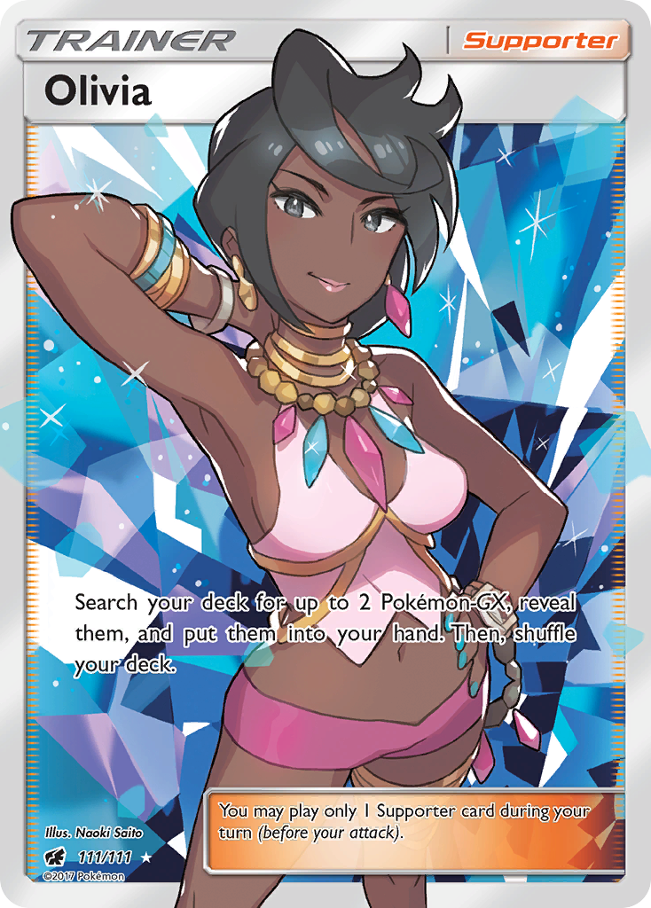 Olivia (111/111) [Sun & Moon: Crimson Invasion] | Kessel Run Games Inc. 