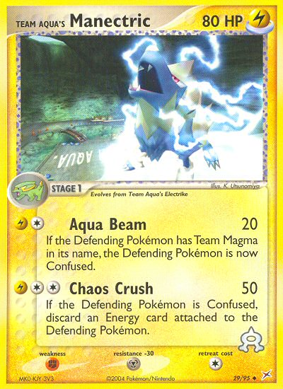 Team Aqua's Manectric (29/95) [EX: Team Magma vs Team Aqua] | Kessel Run Games Inc. 