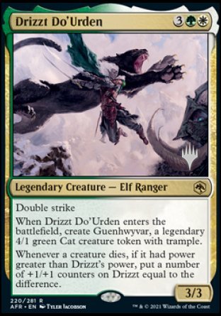 Drizzt Do'Urden (Promo Pack) [Dungeons & Dragons: Adventures in the Forgotten Realms Promos] | Kessel Run Games Inc. 