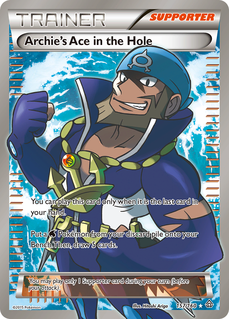 Archie's Ace in the Hole (157/160) [XY: Primal Clash] | Kessel Run Games Inc. 