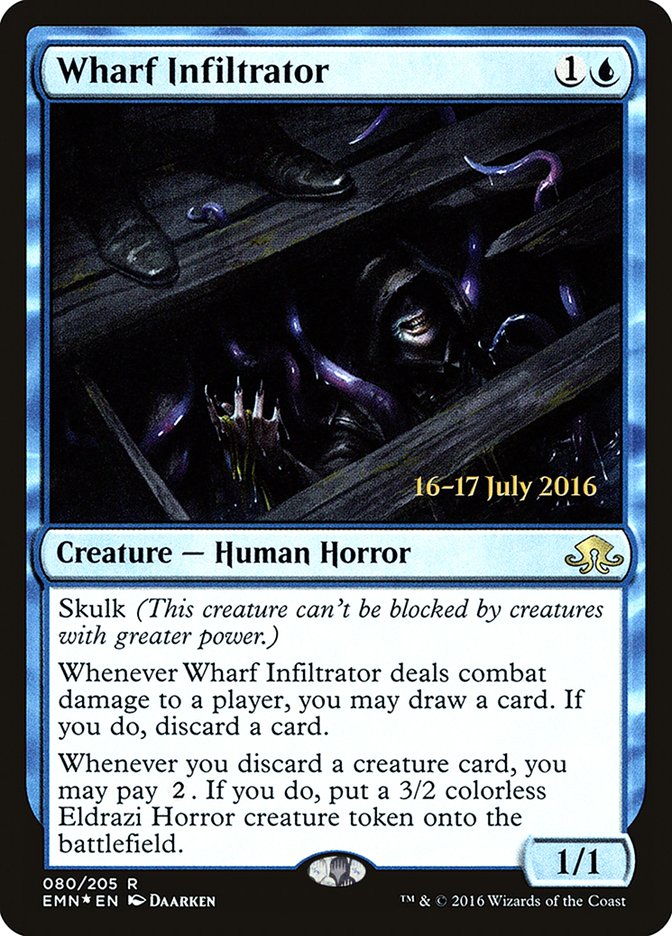 Wharf Infiltrator [Eldritch Moon Prerelease Promos] | Kessel Run Games Inc. 