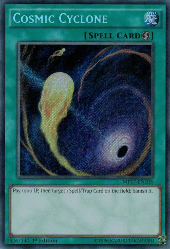 Cosmic Cyclone [MP17-EN105] Secret Rare | Kessel Run Games Inc. 