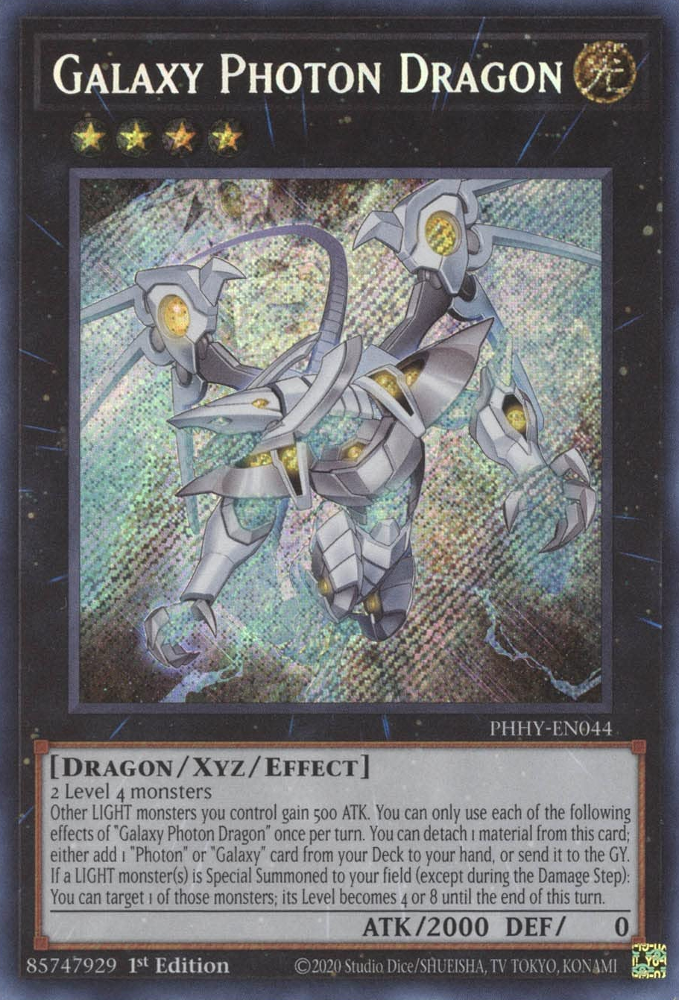 Galaxy Photon Dragon [PHHY-EN044] Secret Rare | Kessel Run Games Inc. 