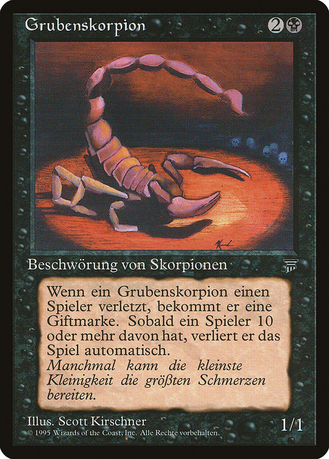 Pit Scorpion (German) - "Grubenskorpion" [Renaissance] | Kessel Run Games Inc. 