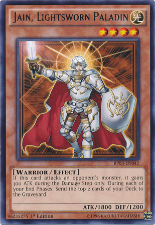 Jain, Lightsworn Paladin [BP03-EN042] Rare | Kessel Run Games Inc. 