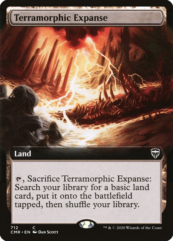 Terramorphic Expanse (Extended Art) [Commander Legends] | Kessel Run Games Inc. 