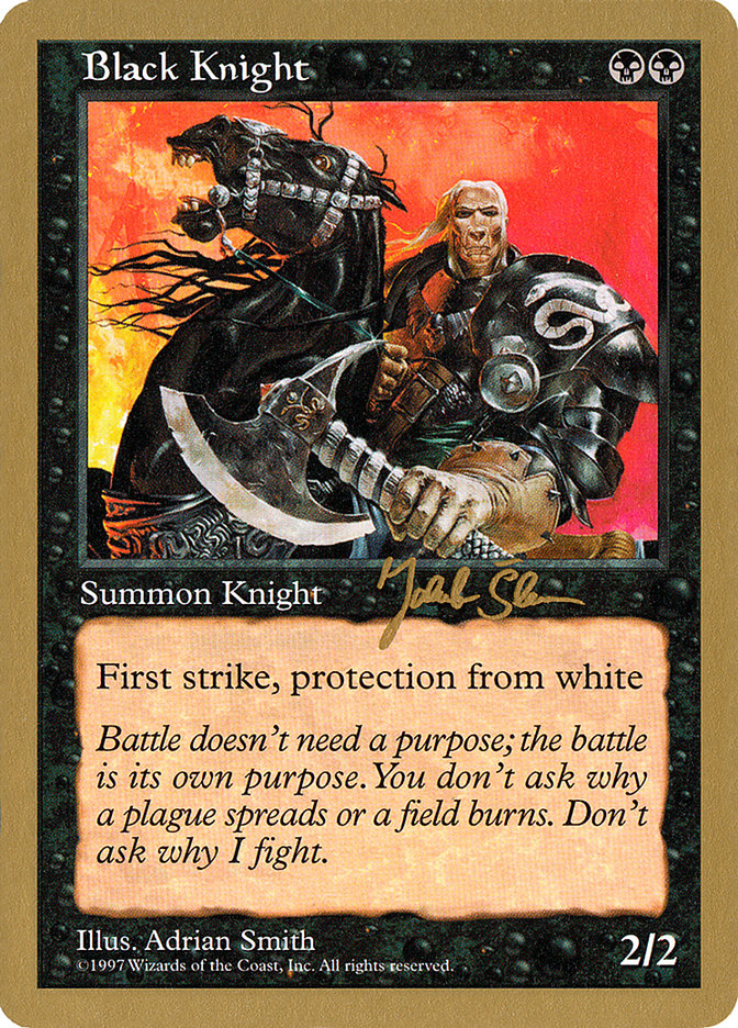 Black Knight (Jakub Slemr) [World Championship Decks 1997] | Kessel Run Games Inc. 