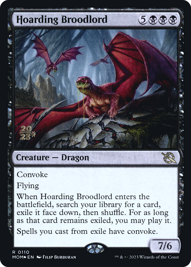 Hoarding Broodlord [March of the Machine Prerelease Promos] | Kessel Run Games Inc. 
