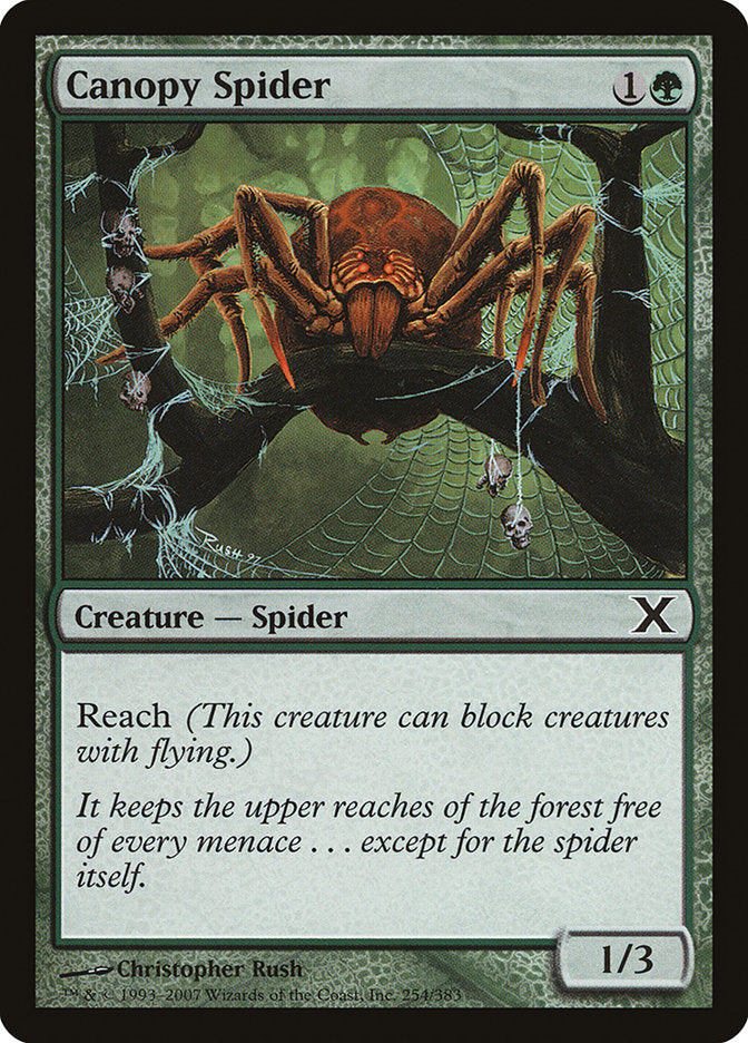 Canopy Spider [Tenth Edition] | Kessel Run Games Inc. 
